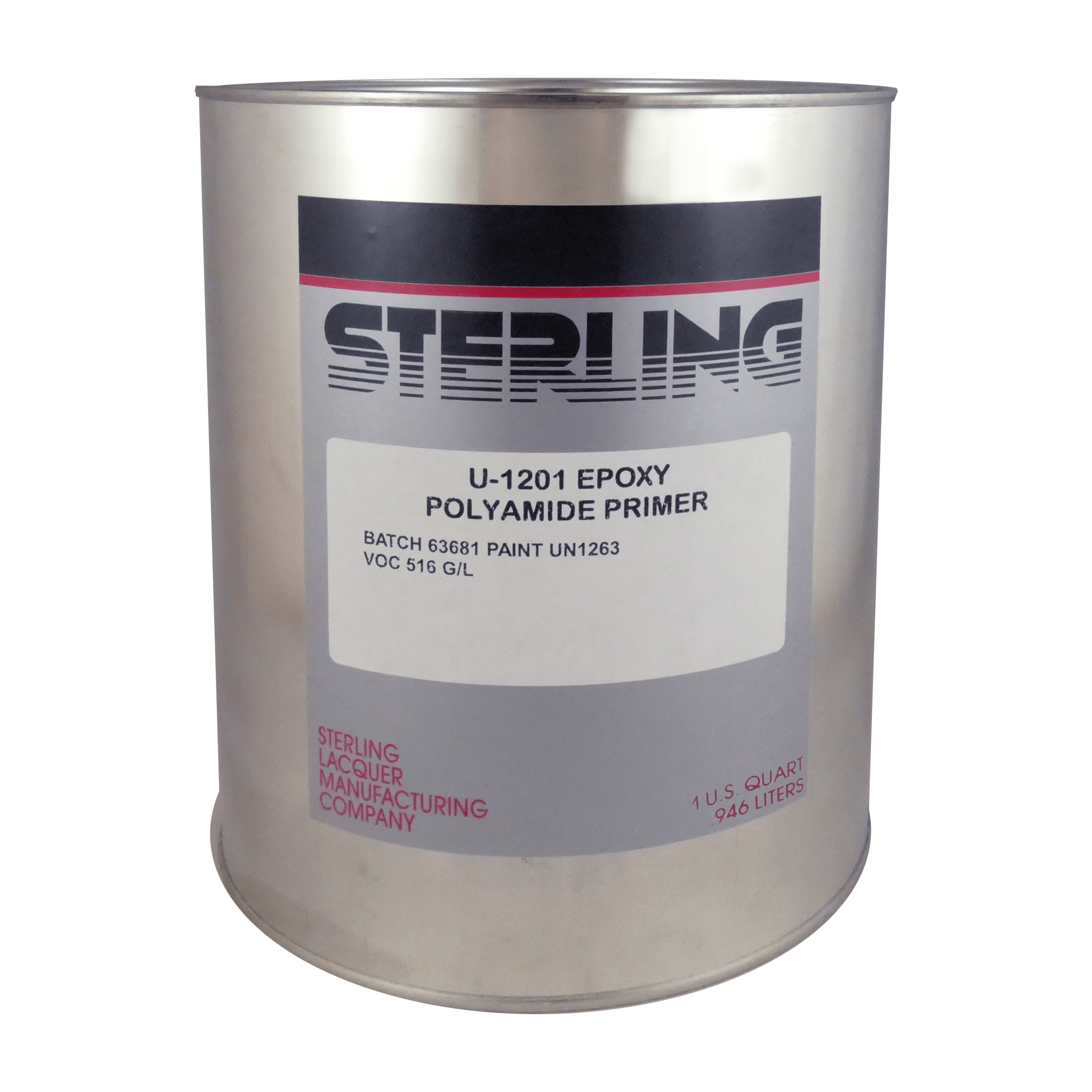 U1201 Yellow Strontium Chromate Epoxy Primer Sterling Fisheries Supply