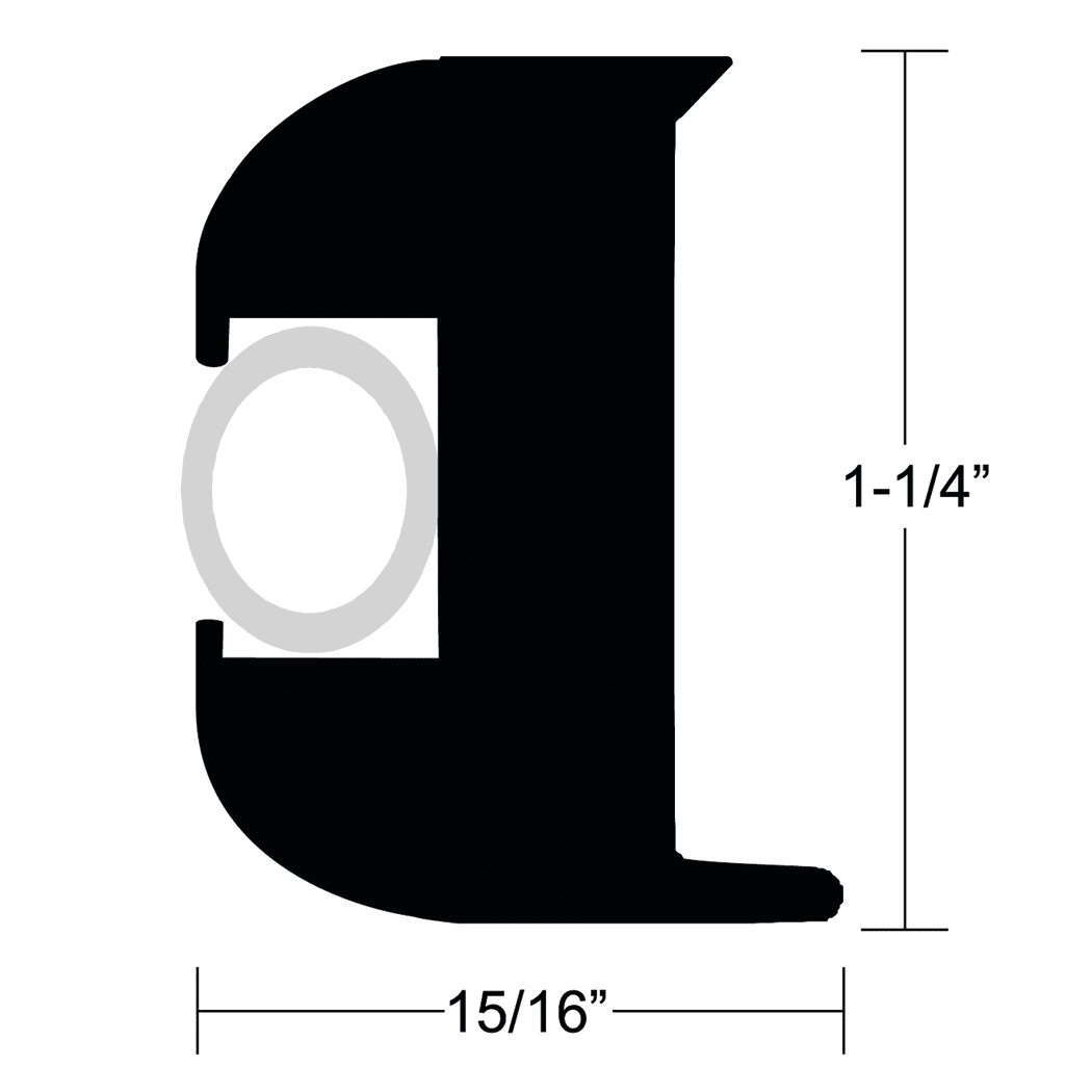 Flexible Vinyl Rub Rail Kits TACO Marine Fisheries Supply