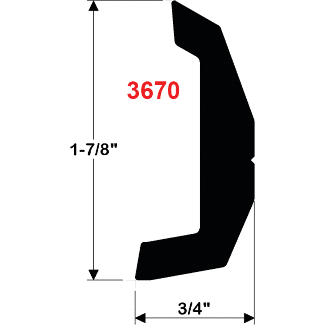Rigid Vinyl Rub Rail