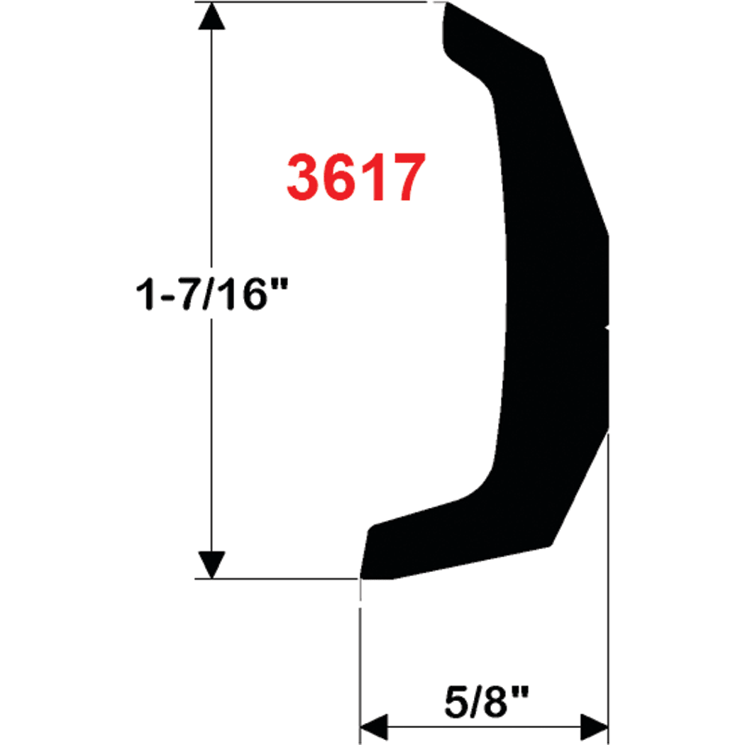 Rigid Vinyl Rub Rail