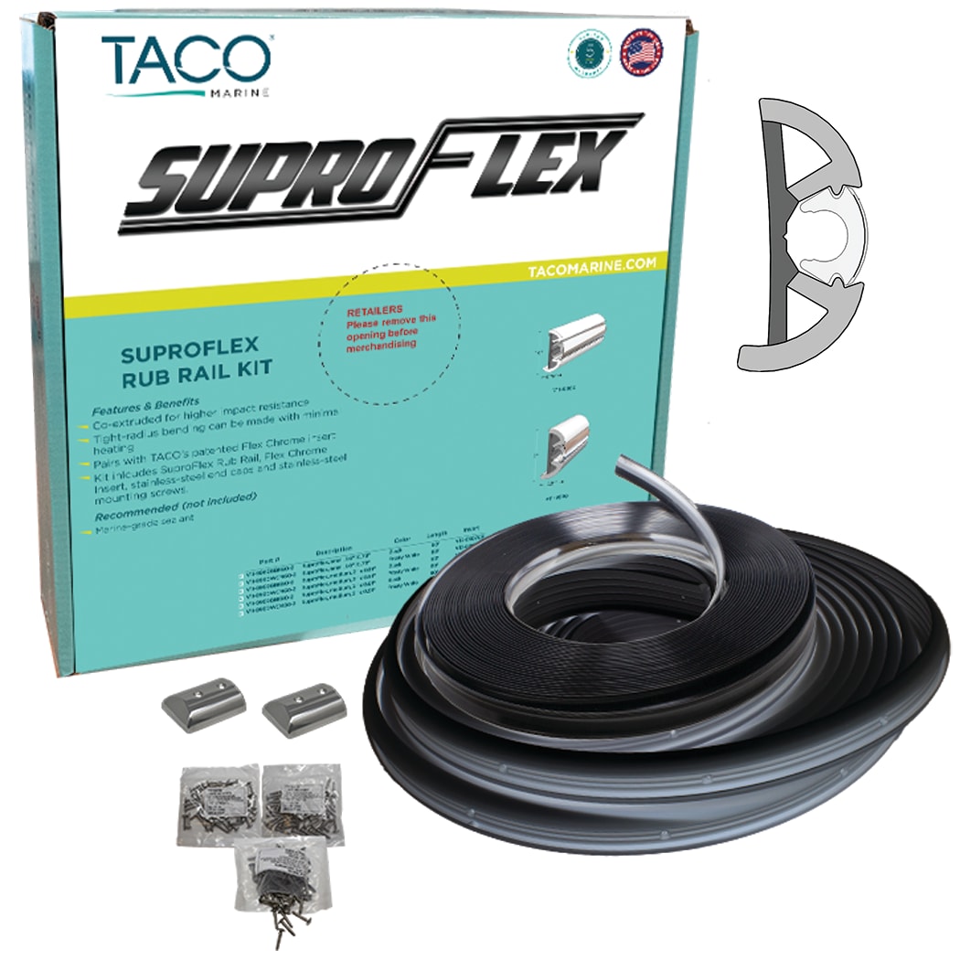 Boat Rub Rail, Marine Rub Rail Kits & End Caps Fisheries Supply