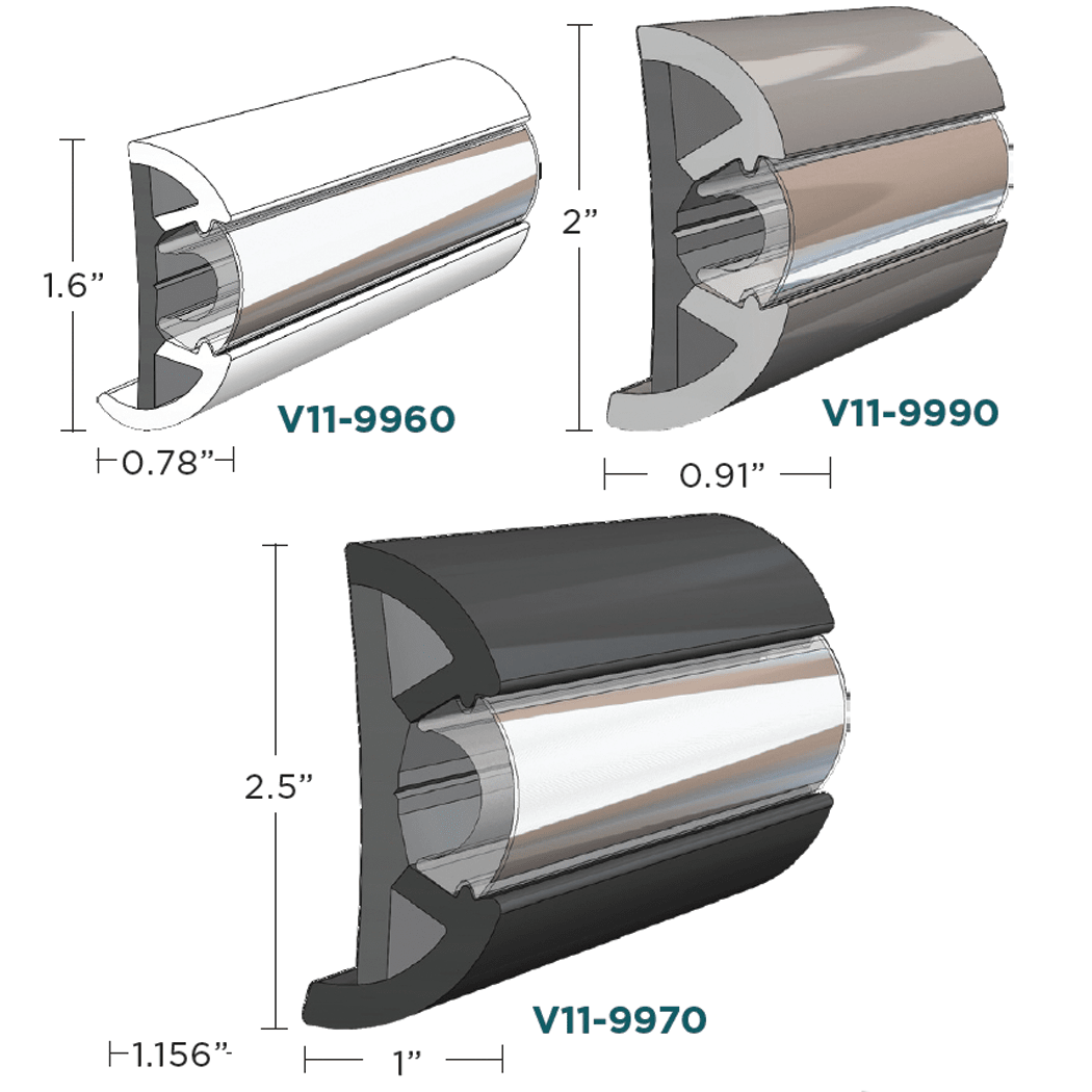SuproFlex Vinyl Rub Rail Kits