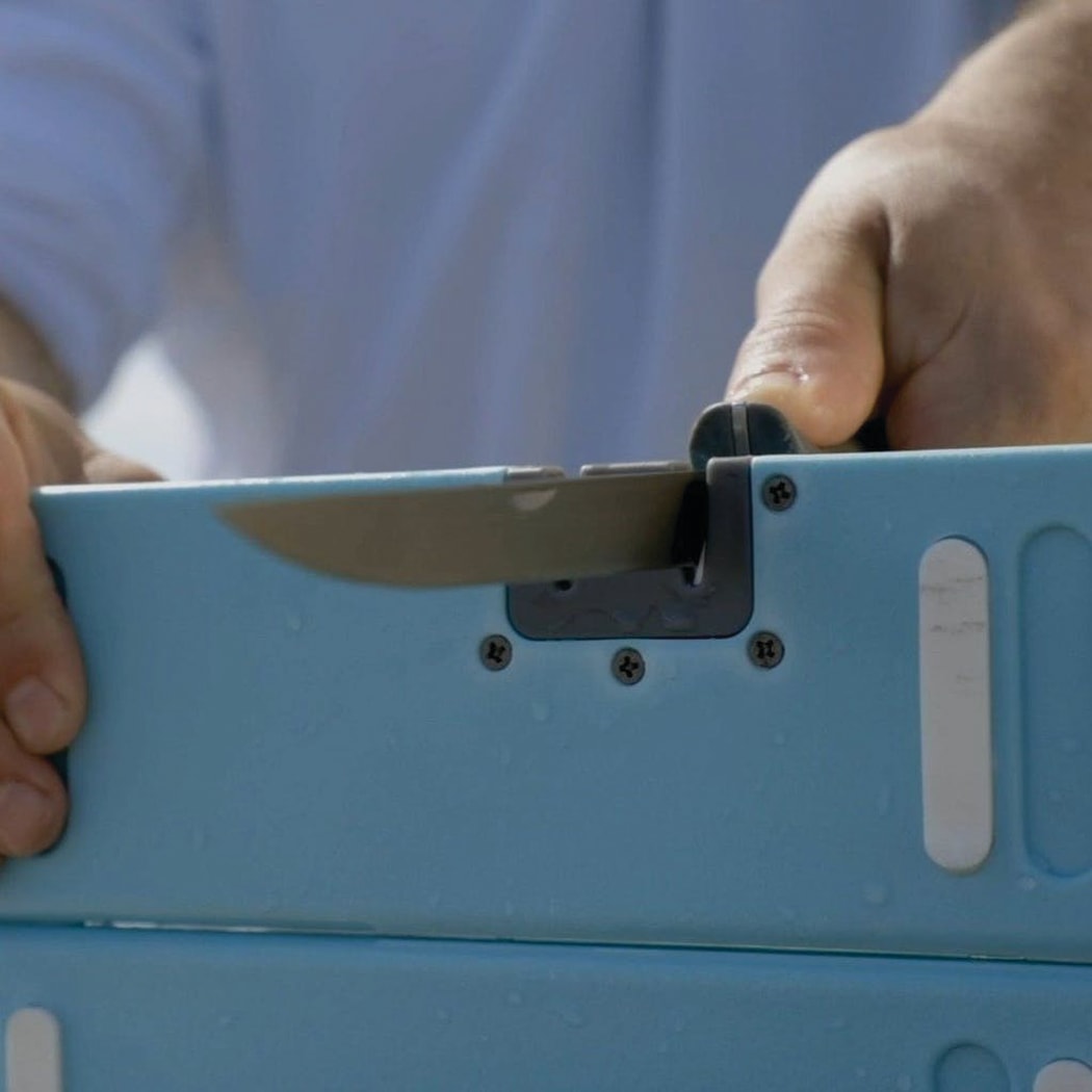 Stowaway Folding Cutting Boards with Knife Sharpener