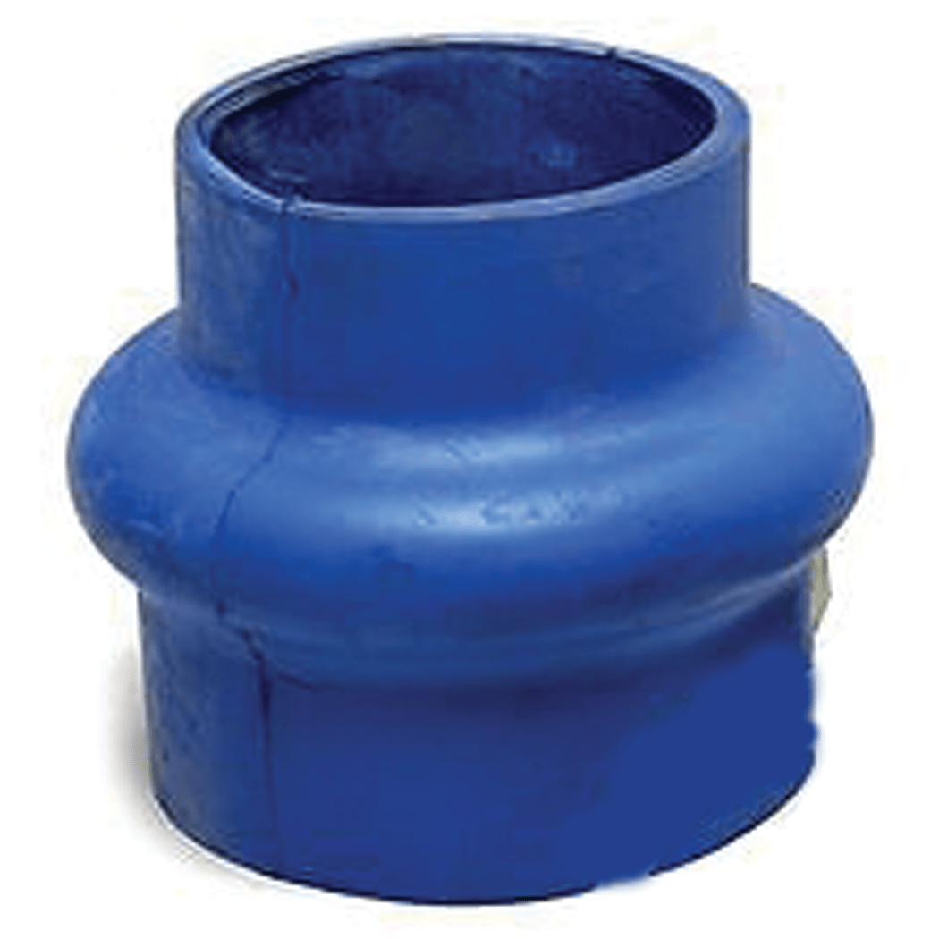 Trident Marine Hose & Propane Straight Reducing Exhaust Bellows - Blue Silicone