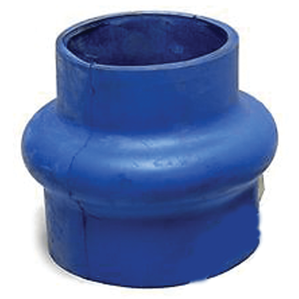 Straight Reducing Exhaust Bellows Blue Silicone