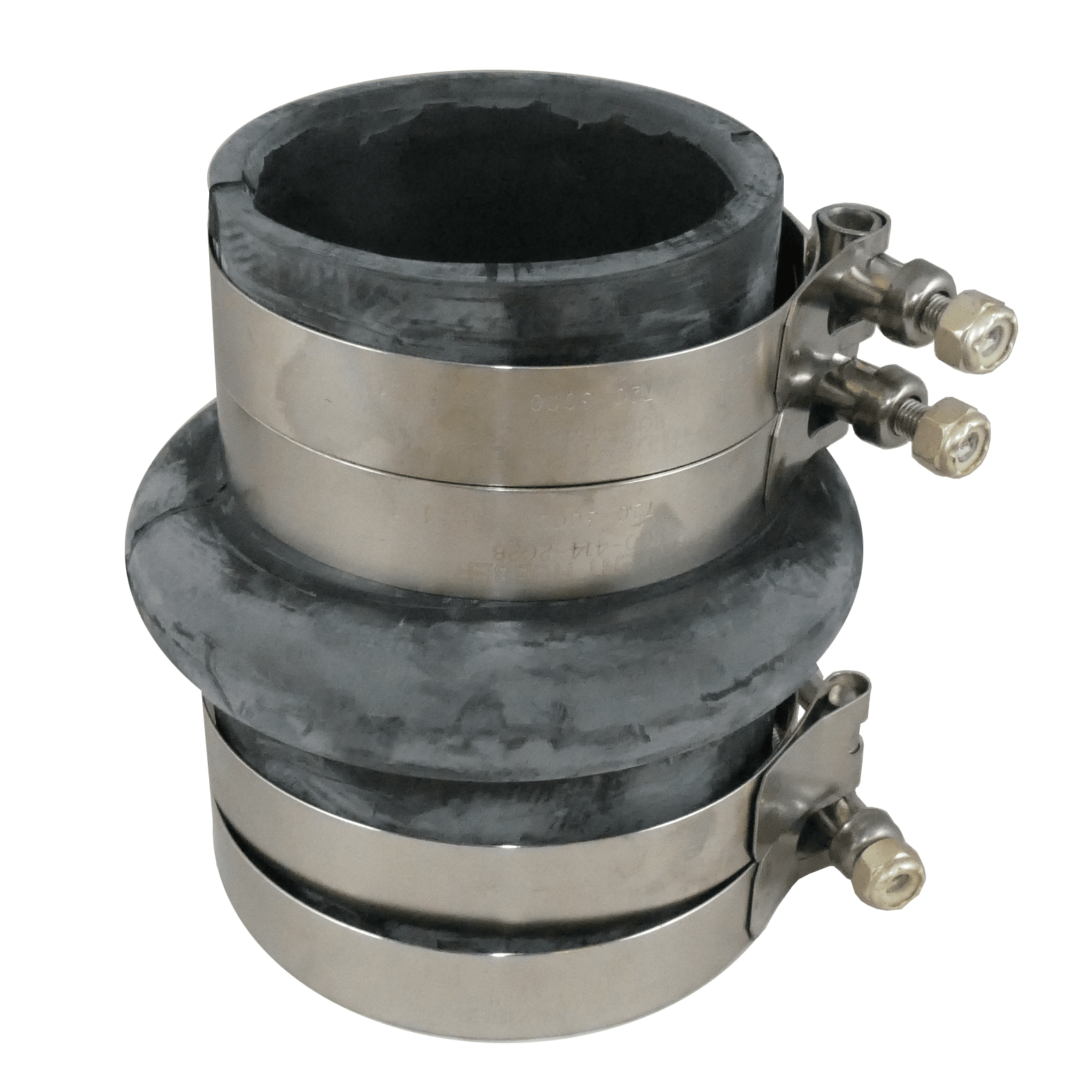 353ss of Trident Marine Hose & Propane THHR Series Step-Up High Temp Black Rubber Exhaust Bellows - Sgl Hump Hose