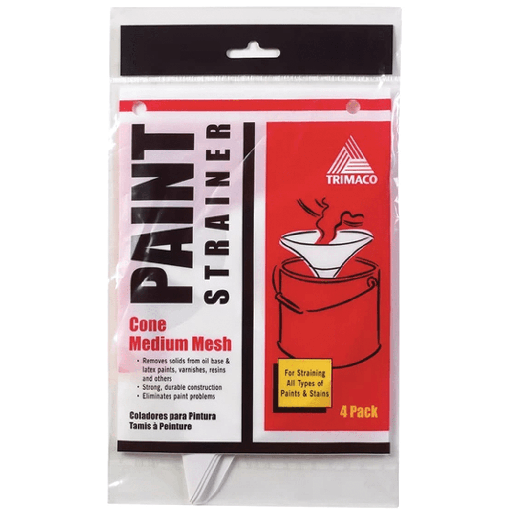 Trimaco SuperTuff Polyester Cone Paint & Stain Strainers, 190 Microns