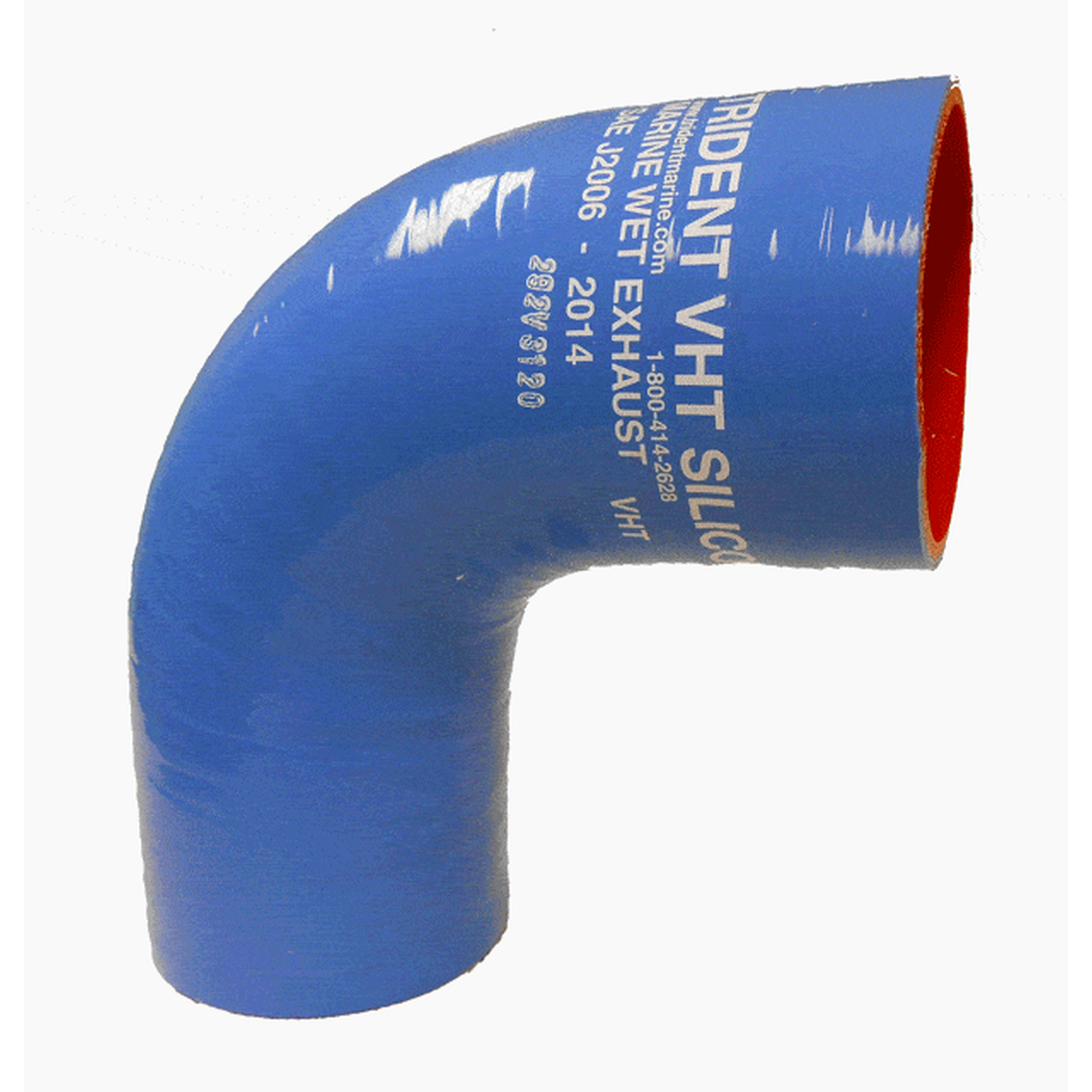 292V Ser 90 Degree Very High Temp Reinforced Blue Silicone Exhaust Elbows