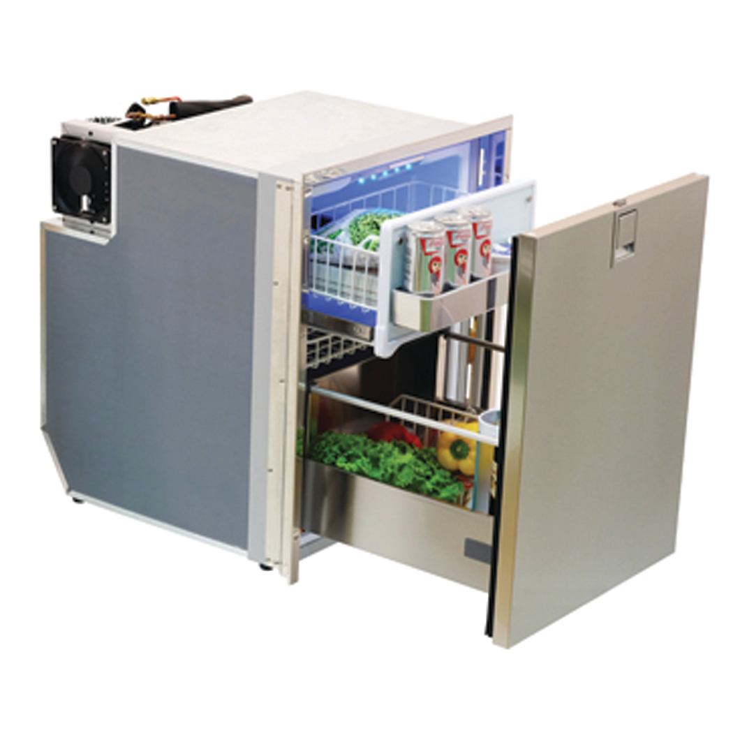 Isotherm Drawer 85 SS Refrigerator w/ Freezer Fisheries Supply