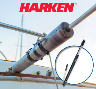 Harken Integral Hydraulic Backstay Adjusters at Fisheries Supply