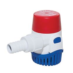 500 gph low voltage bilge pump - with check valve