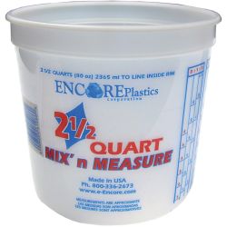 encore plastic buckets