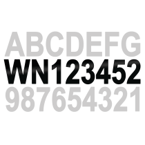 Identification Letters & Numbers