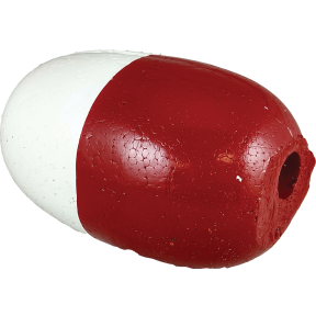 RED/WHITE ROPE FLOAT 3IN X 5IN
