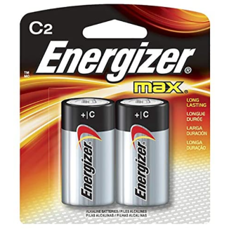 2 PACK C CELL ALKALINE BATTERY