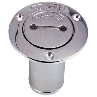 Chrome Waste Deck Fill for Hose