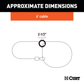 Multi-Use Cable Lock (6ft x 3/8" Cable, Vinyl-Coated Braided Steel)