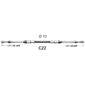 C22 Stainless Steel Control Cable