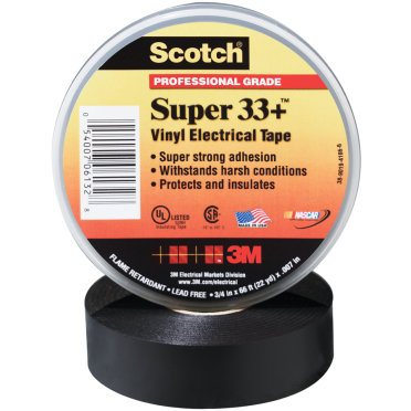 3M&trade; Scotch&trade; Vinyl Electrical Tape - Super 33 Plus
