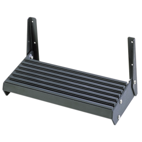 Black Vinyl Folding Foot Rest