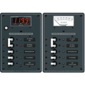 AC Main + 3 Position Circuit Breaker Panel