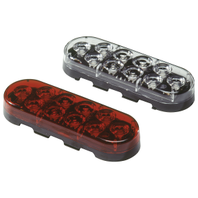6" Oval LED Stop, Tail and Turn Light
