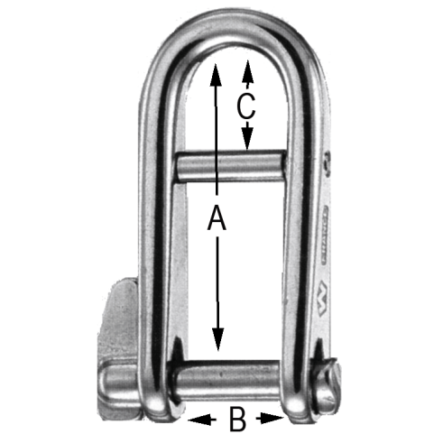 Key Pin Shackles with Bar