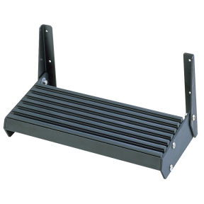 Black Vinyl Folding Foot Rest