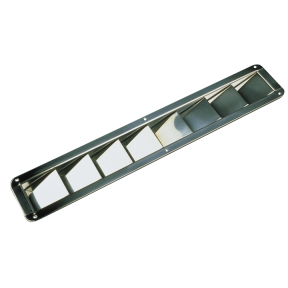 Recessed Louvered 8 Slot Vent