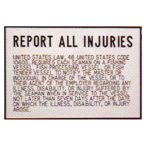 Injury Report Plaque