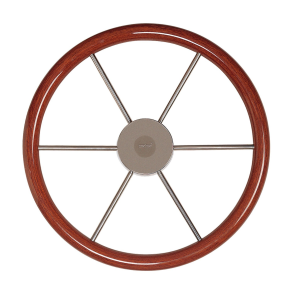 STEERING WHEEL 15IN MAHOGANY RIM