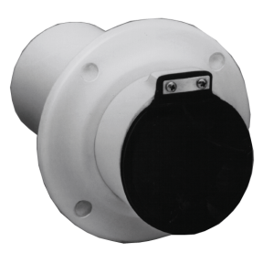 Thru-Hull Exhaust Fittings with Flapper