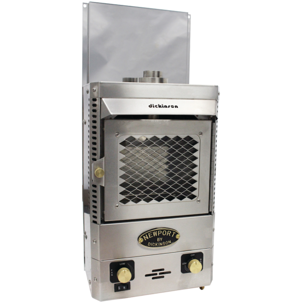 PROPANE FIREPLACE SS WALL MT HEATER
