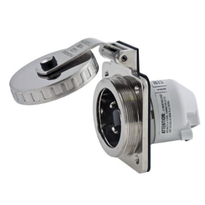 30 Amp 125V Stainless Steel Round Shore Power Inlet