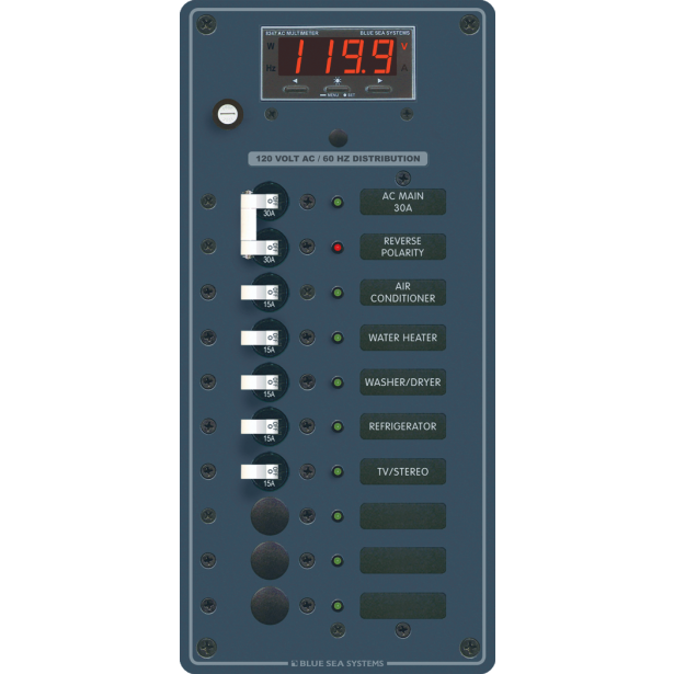 AC Main + 11 Positions Circuit Breaker Panel