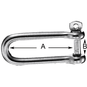 Captive Pin Long D Shackles