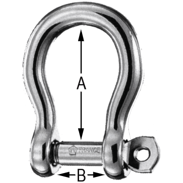 Captive Pin Bow Shackle