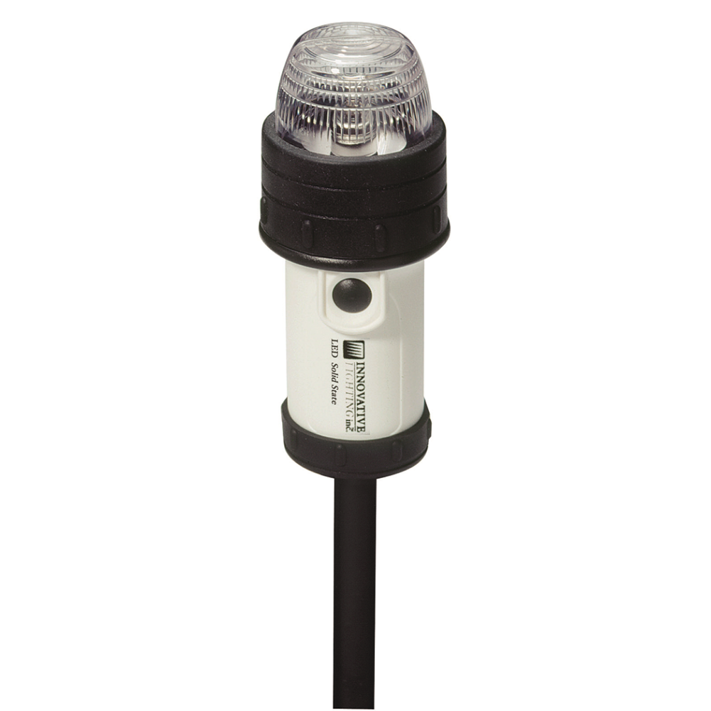 LED STERN LIGHT WHT W/ 18IN POLE