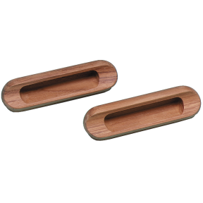 Oblong Teak Drawer Pull