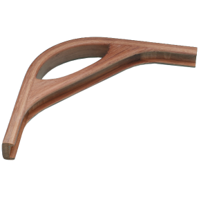 Teak Corner Cap/Hand Hold Bulkhead Molding