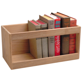 Teak Hardcover Book Rack