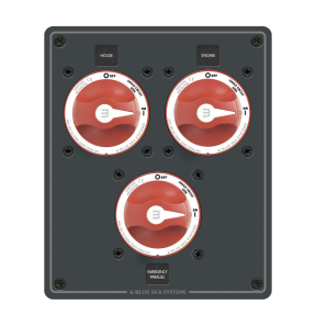 DC DUAL BATTERY BANK PANEL 3 SWITCH