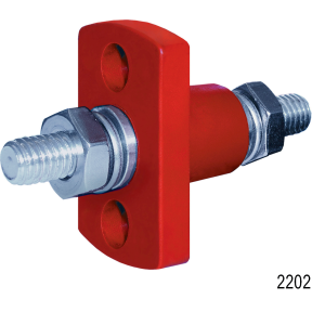 Terminal Feed Through Connectors, 3&frasl;8"-16 Stud  250A  Small - Black