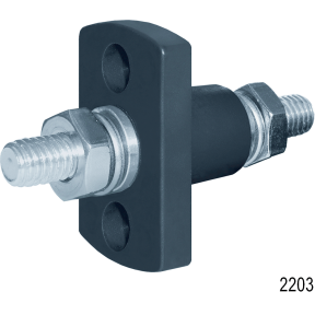 Terminal Feed Through Connectors, 3&frasl;8"-16 Stud  250A  Small - Black