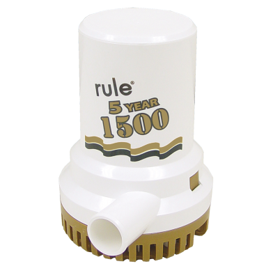 12V 1500GPH BILGE PUMP GLD SERIES 5 YEAR