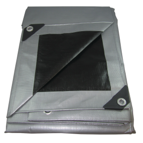 Silver UV-Resistant Poly Tarps