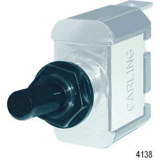 WeatherDeck Toggle Switch, Single - OFF-(ON)