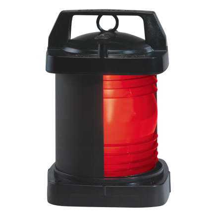 24/120/220V 3NM BLK SGL SIDELIGHT RED