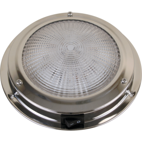 DOME LIGHT SS 5.5IN DIA