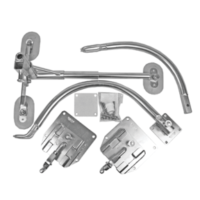 LARGE BOAT DAVIT GREY PAD W/ 2 ARCS